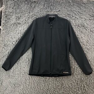 Skechers Jacket Womens Large Fusion skw903 Warm-Up Gray Zip Pockets Barco